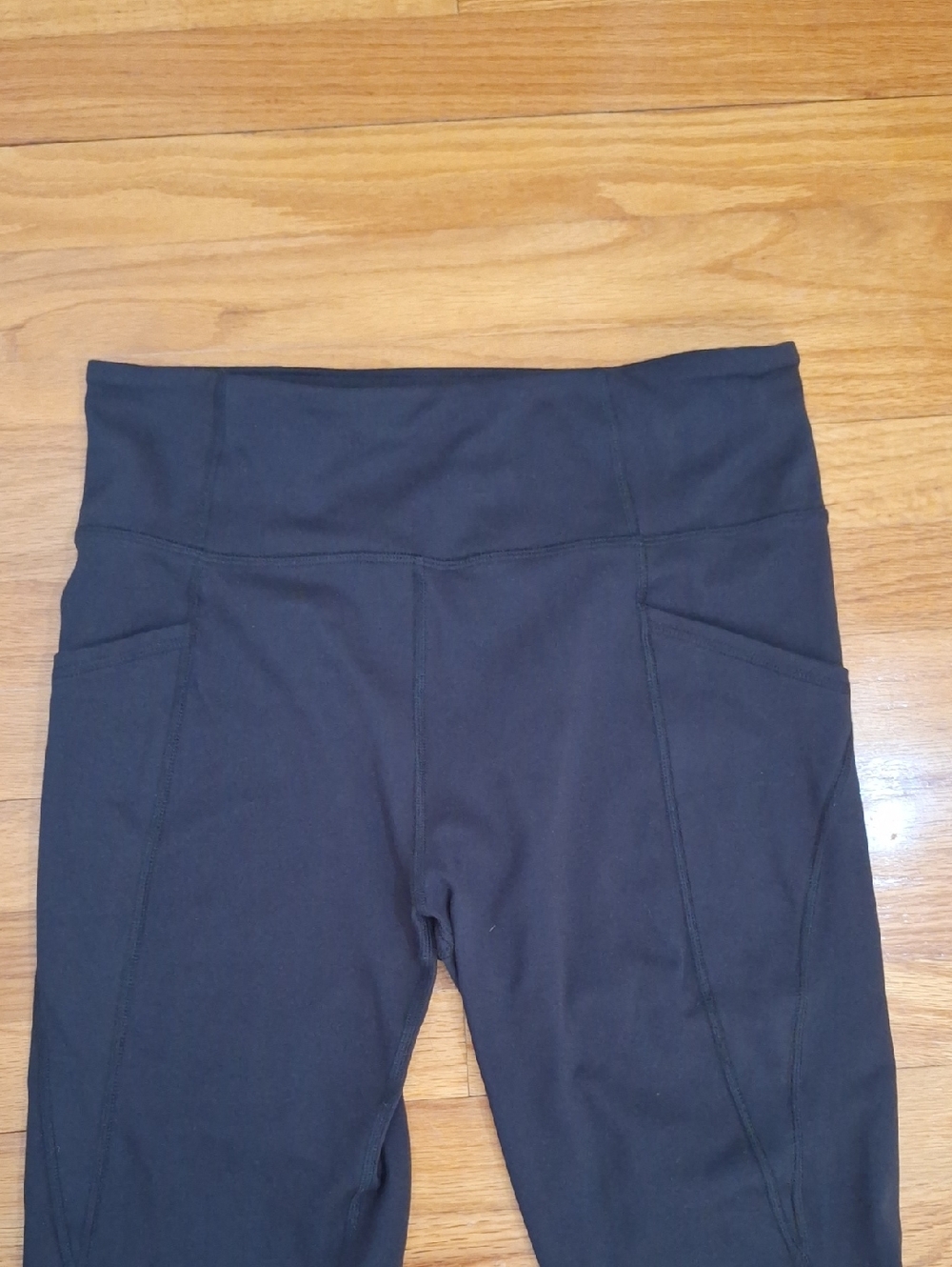 Freely Black Soft Leggings High Waist Workout Leggings Womens XL 14 16 - Picture 3 of 7